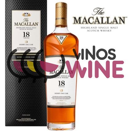 The MACALLAN 18☆ Whisky The Macallan 18 Años Sherry O. Cask Single Malt 700ml