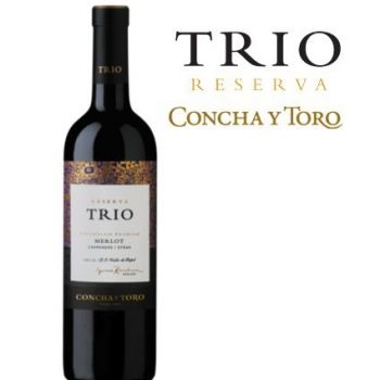 Trio Merlot Reserva Concha y Toro
