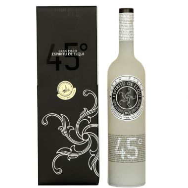 Pisco Espiritu de Elqui 45°. Gran Pisco