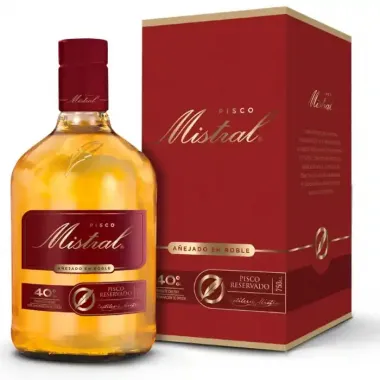 pisco Mistral 40° añejado en roble