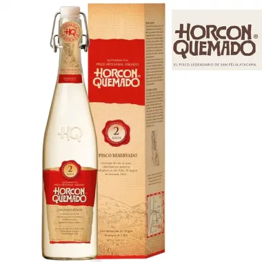 Pisco Horcón Quemado 40° 2 años 