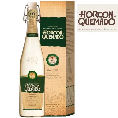 Pisco Horcón Quemado 46° 3 años 