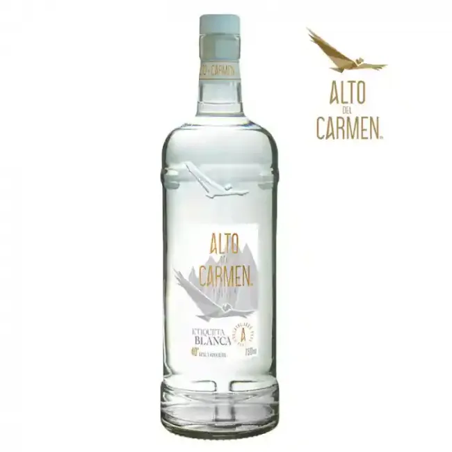 Pisco Alto del Carmen Etiqueta Blanca