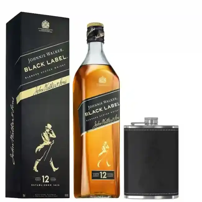Johnnie Walker Etiqueta Negra con Licorera