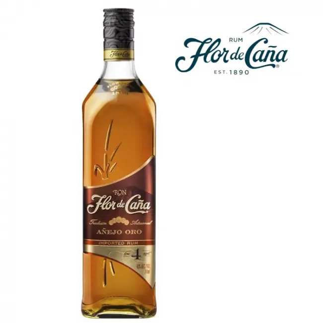Flor de Caña 4 años Oro